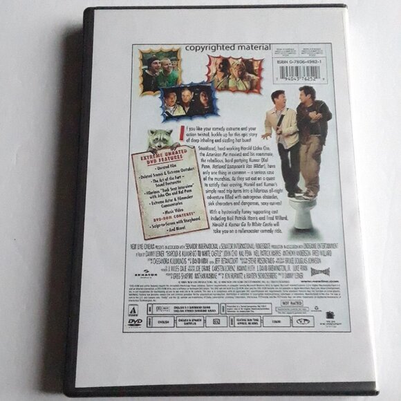 Harold and Kumar Go To White Castle Extreme Unrated DVD - Picture 3 of 3